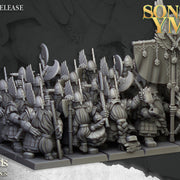 Dwarf Veterans Unit - Highlands Miniatures