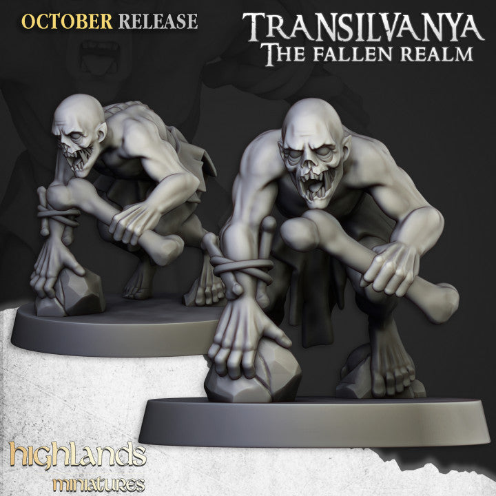 Highlands Miniatures Ghouls