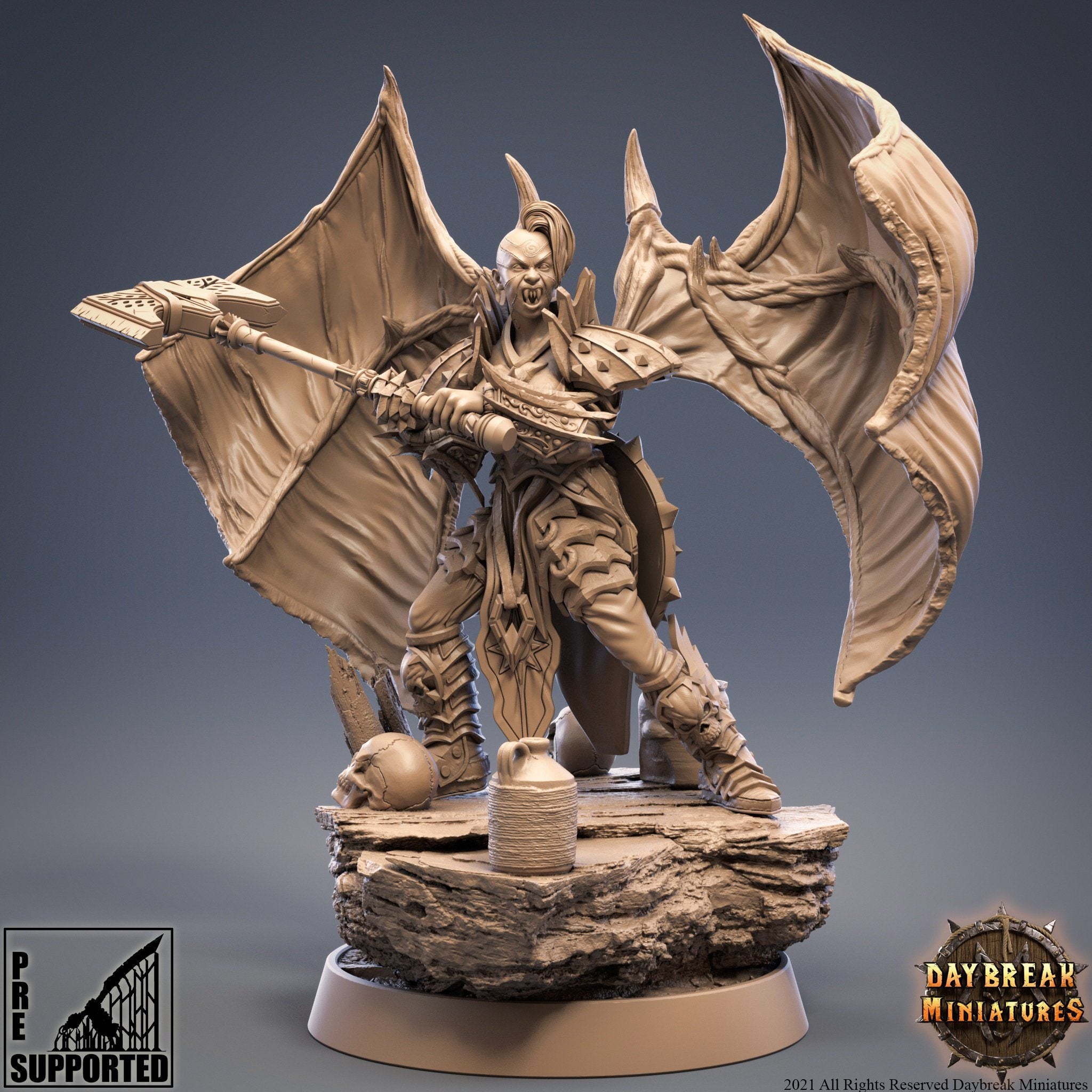 Argilia Unterstrachen Liquidizer of the living| Vampires of Strachenfeld| 28/32/54/75mm Daybreak Miniatures D&D TABLETOP GAMING MINIATURES 