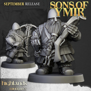 Ballesteros Enanos - Hijos de Ymir - Highlands Miniatures