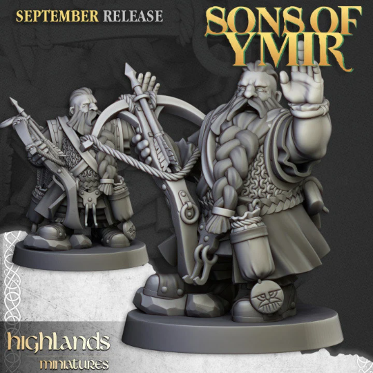 Dwergkruisboogschutters - Sons of Ymir - Highlands Miniatures