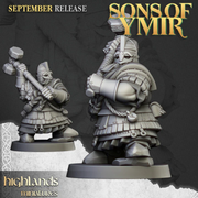 Guardia Real Enana - Hijos de Ymir - Highlands Miniatures | martilladores