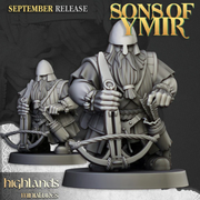 Ballesteros Enanos - Hijos de Ymir - Highlands Miniatures