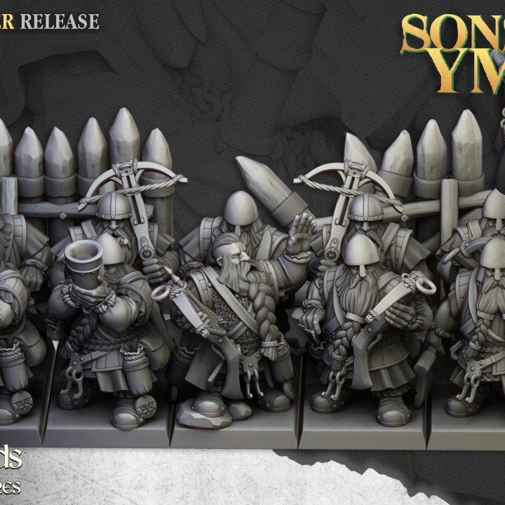 Ballesteros Enanos - Hijos de Ymir - Highlands Miniatures