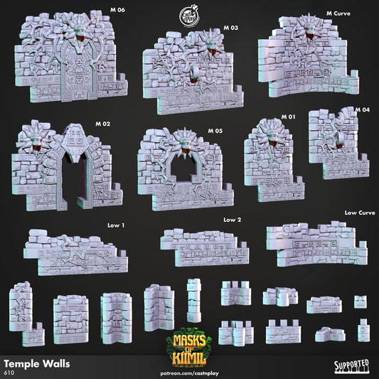 Masques de Kiimil | Murs des temples | Diffuser et jouer