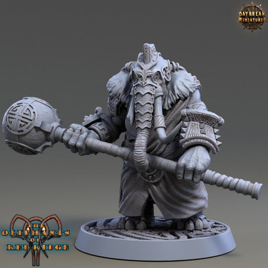 Shurbe Spherius | The Oliphants of Red Ridge| 3D Printed 32mm or 75mm-scale resin model by Daybreak Miniatures