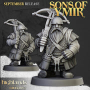 Dwergkruisboogschutters - Sons of Ymir - Highlands Miniatures