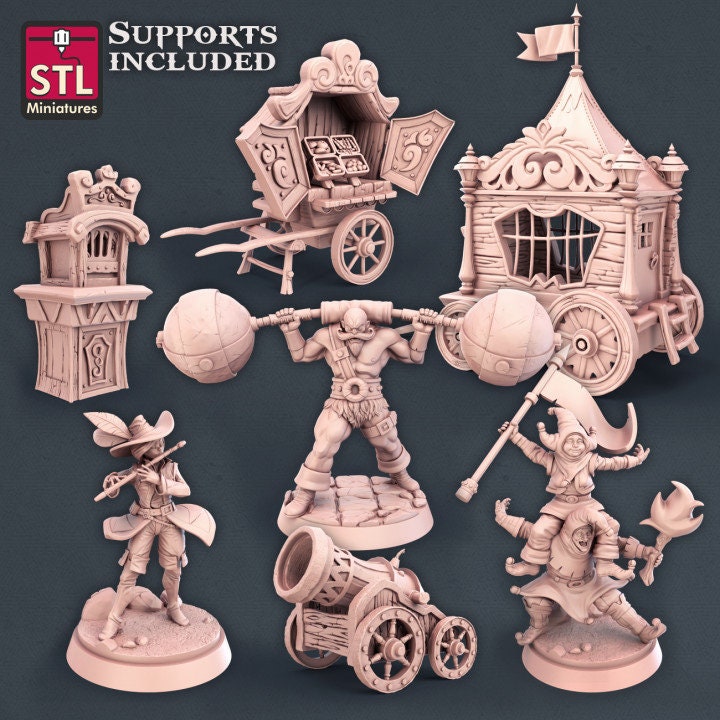 Set di Carnevale di STL Miniatures