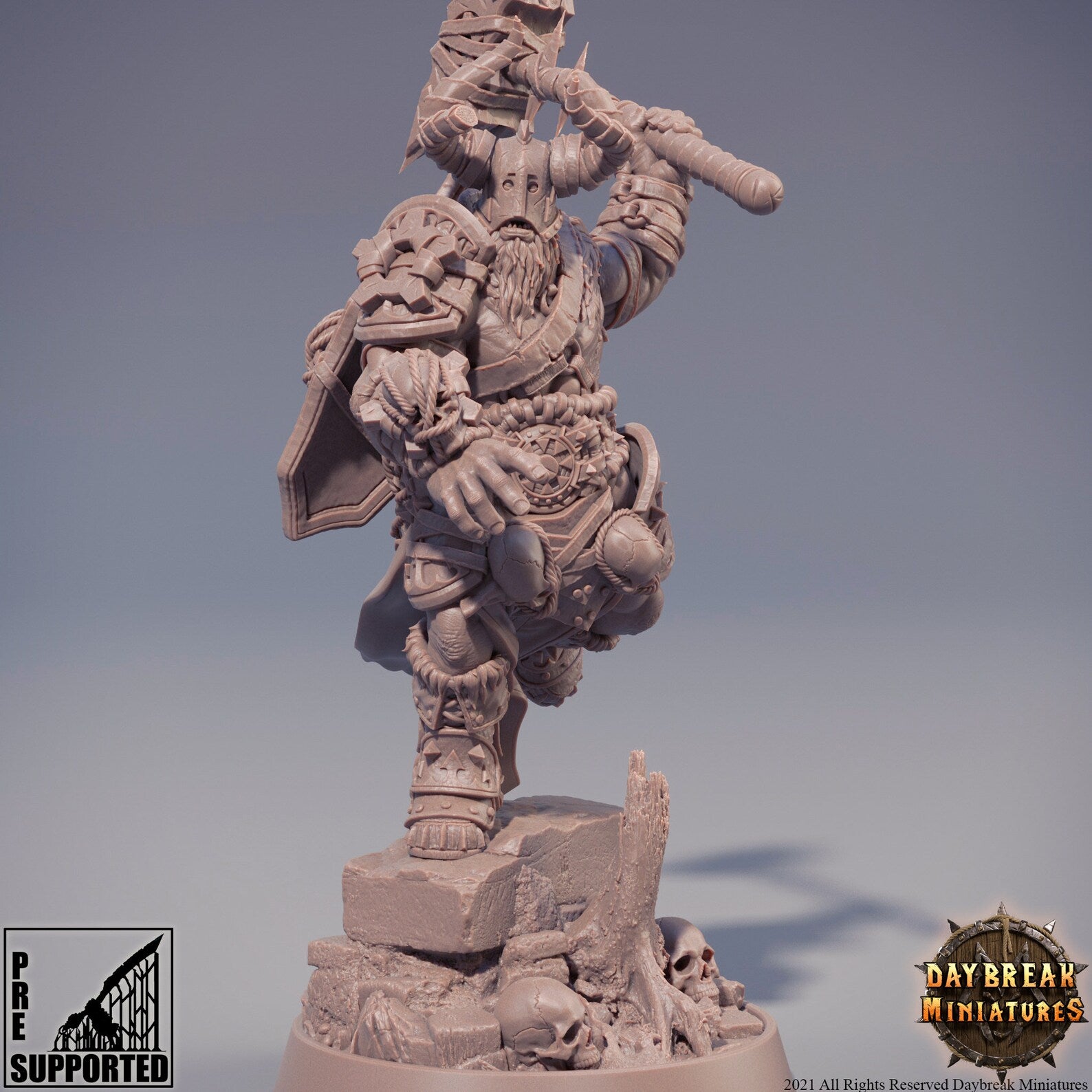 Preontz the Foreshadower by Daybreak Miniatures- | Border3d D&D TABLETOP GAMING MINIATURES 