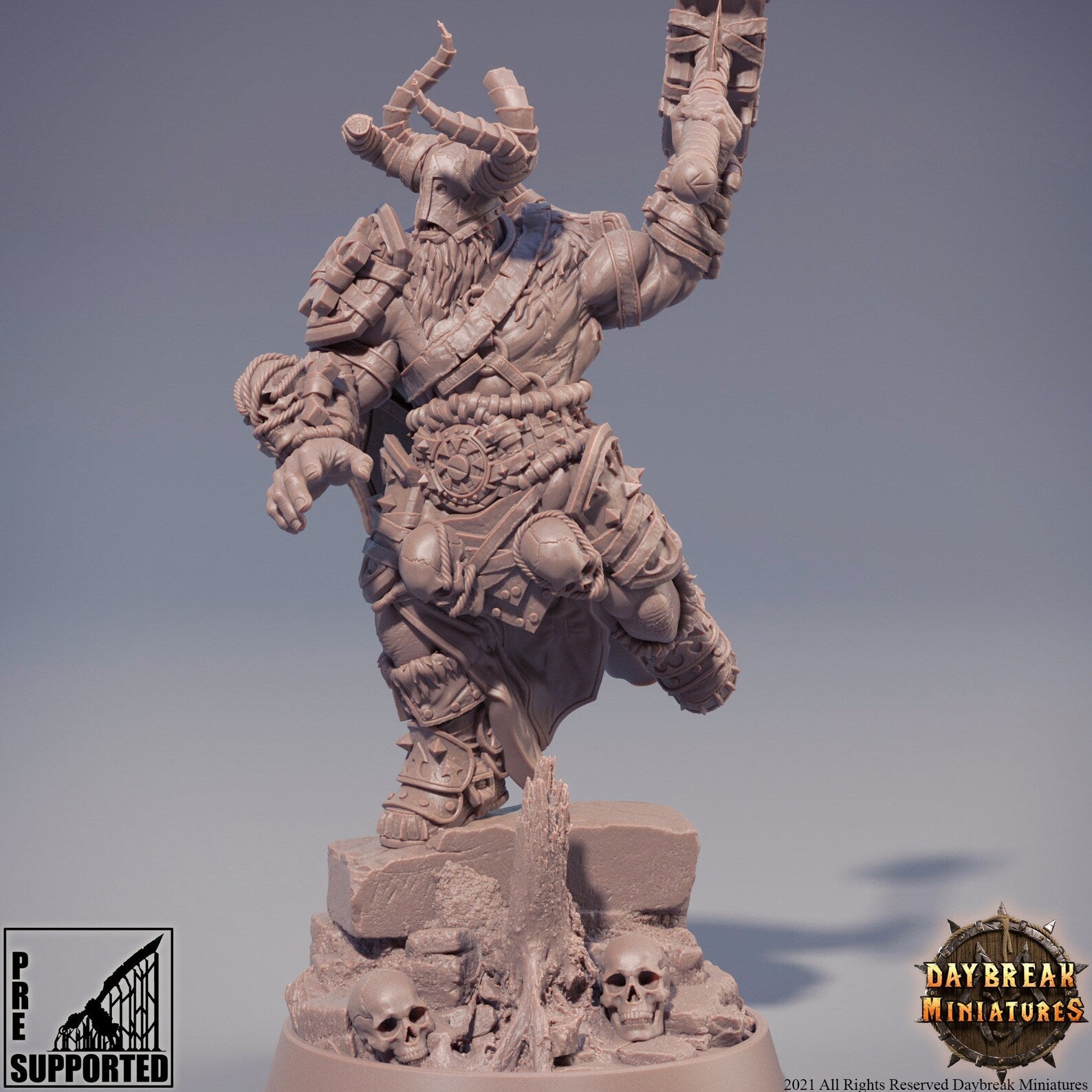 Preontz the Foreshadower by Daybreak Miniatures- | Border3d D&D TABLETOP GAMING MINIATURES 