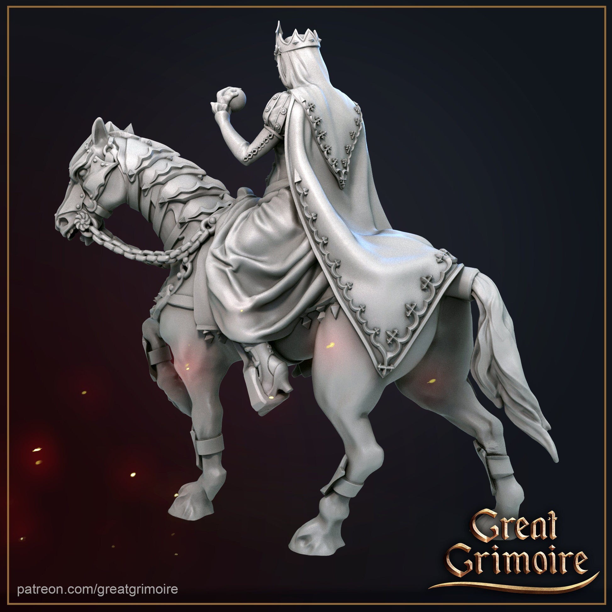 The Second Horseman War Great Grimoire Miniatures D&D TABLETOP GAMING MINIATURES Border3d 